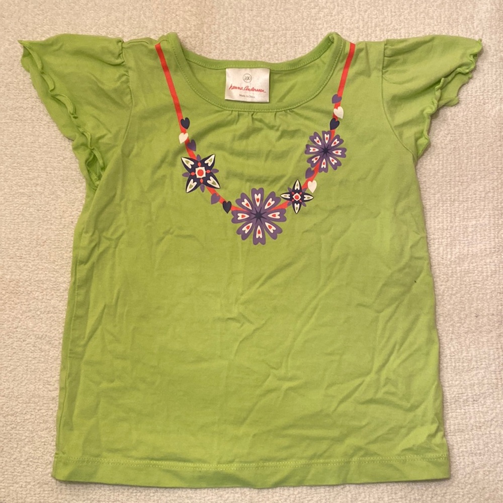 Green Toddlers Shirt - HANNA ANDERSSON